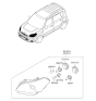 Diagram for 2012 Kia Soul Headlight - 921012K540