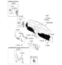 Diagram for 2013 Kia Soul Glove Box - 845102K630WK