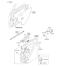 Diagram for 2009 Kia Soul Power Window Switch - 935802K000WK