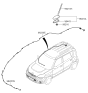 Diagram for 2012 Kia Soul Antenna Cable - 962202K250