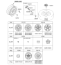 Diagram for 2013 Kia Soul Spare Wheel - 529102K750