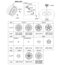 Diagram for Kia Soul Spare Wheel - 529102K750