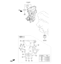 Diagram for 2013 Kia Rio Timing Cover - 213502B701