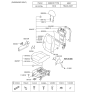 Diagram for 2012 Kia Soul Seat Cover - 884602K130BHL