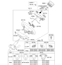 Diagram for 2012 Kia Soul Air Bag - 569002K500UP