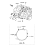 Diagram for Kia Soul Transmission Assembly - 4300032502