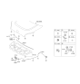 Diagram for Kia Hood Latch - 811302K500