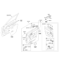 Diagram for 2012 Kia Soul Mirror Switch - 935852K500WK