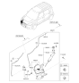 Diagram for Kia Washer Reservoir - 986202K500