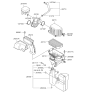 Diagram for 2013 Kia Soul Crankcase Breather Hose - 267102B641