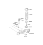 Diagram for 2013 Kia Soul Coil Springs - 553302K400