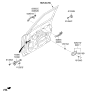 Diagram for 2013 Kia Soul Door Handle - 826512K720