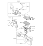 Diagram for Kia Soul Air Filter Box - 281122K800