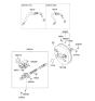 Diagram for 2013 Kia Soul Brake Booster - 591102K010