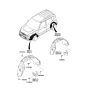 Diagram for Kia Soul Wheelhouse - 868112K500