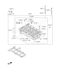 Diagram for 2012 Kia Soul Cylinder Head - 5D0152EU00