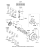 Diagram for Kia Rio Crankshaft Pulley - 231242B010