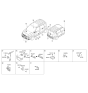 Diagram for 2009 Kia Soul Air Bag Sensor - 959200X000