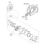 Diagram for Kia Forte Koup Torque Converter - 451003BHE0