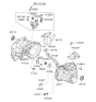 Diagram for 2013 Kia Soul Transmission Mount - 4317632411