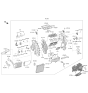 Diagram for Kia Telluride Evaporator - 97139S9000