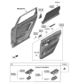 Diagram for 2023 Kia Telluride Power Window Switch - 93581S9200