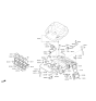 Diagram for Kia Cadenza Engine Cover - 292403L201