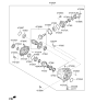 Diagram for Kia Transfer Case - 473004G600