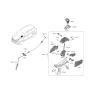 Diagram for 2021 Kia Telluride Shift Knob - 46720S9200LBR