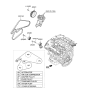 Diagram for Kia Drive Belt - 252123LAA0