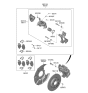 Diagram for 2022 Kia Telluride Brake Pad Set - 58302S9A30