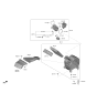 Diagram for 2023 Kia Telluride Air Duct - 28210S9200