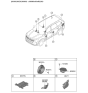 Diagram for 2020 Kia Telluride Car Speakers - 96330S1000