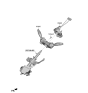 Diagram for Kia Telluride Turn Signal Switch - 93400M6550