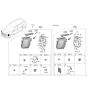 Diagram for 2019 Kia Optima Headlight Cover - 92140H8000