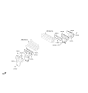 Diagram for Kia Sorento Exhaust Manifold - 285103L270