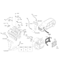 Diagram for 2022 Kia Telluride Engine Control Module - 391223LNN0