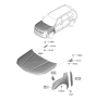 Diagram for 2021 Kia Telluride Fender - 66321S9000