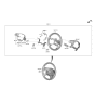 Diagram for 2023 Kia Telluride Steering Wheel - 56111S9100ONT