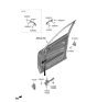 Diagram for 2020 Kia Telluride Door Check - 76990S9000