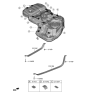 Diagram for 2021 Kia Telluride Fuel Tank Strap - 31210S2000