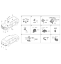 Diagram for 2021 Kia Stinger Antenna - 95420J5100