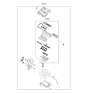 Diagram for 2020 Kia Telluride Cylinder Head Gasket - 209203LA08