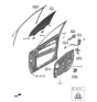 Diagram for 2022 Kia Telluride Window Motor - 82450S9010