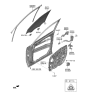 Diagram for 2020 Kia Telluride Window Motor - 82450S9010