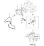 Diagram for Kia Water Pump - 2510037201