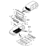 Diagram for 2006 Kia Sportage Dash Panels - 841201F000