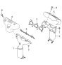 Diagram for Kia Sportage Catalytic Converter - 2850037530