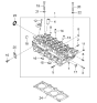 Diagram for Kia Sportage Cylinder Head - 2210023760