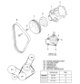 Diagram for 2006 Kia Sportage Water Pump - 2510023021